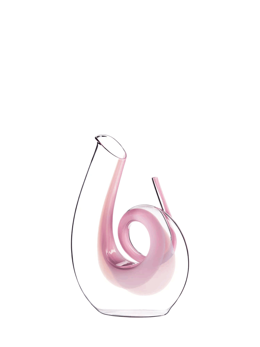 Dekanter-Riedel-curly-pink